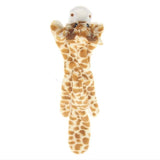 Pet Training Chew Toy Wolf Stuffed  Squeaky Squirrel